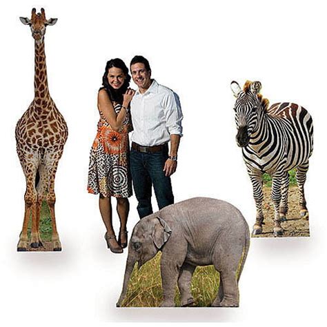 <strong>Safari Animals</strong>. . Life size safari animal cutouts
